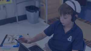 Addelstone Hebrew School - Student on Computer