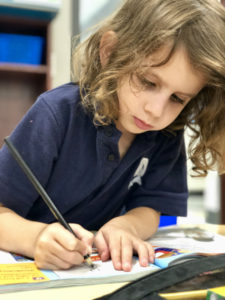 Addlestone Hebrew Academy - Student doing homework